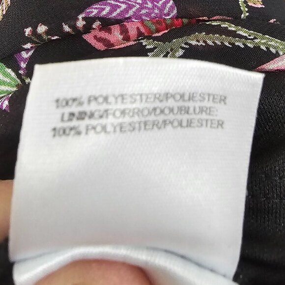 Loft Dress Black Pink Floral Boho Whimsigoth Midi Cottagecore 14 - Picture 14 of 15